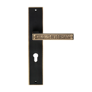 Zen Fusion Door Lever Handle on Plate -