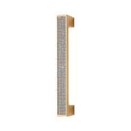 Zen Mesh Door Pull Handle in Gold Plate