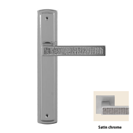 Zen Mesh Crystals Door Lever Handle on 