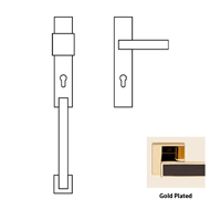 Zen Wengé Entrance Set: Door Handle + F