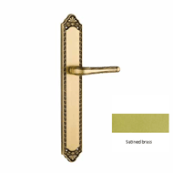 Urbe Door lever handle set on plate wit
