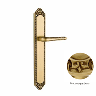 Urbe Door lever handle set on plate 400