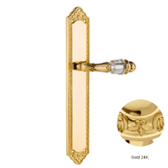 Door Lever Handle set with key hole on 