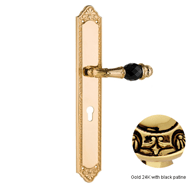 Classic Door lever handle set with key 