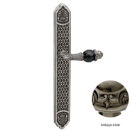 Door lever handles set with key hole on