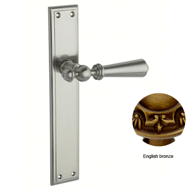 Door lever handles set on plates - Engl