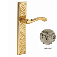 Door Lever Handles Set on Plates - Sati