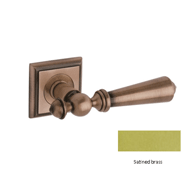 Door lever handles set on roses - Satin