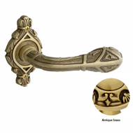 Door lever handles set on roses - Antiq