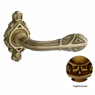 Door lever handles set on roses - Engli