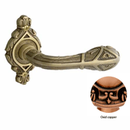 Door lever handles set on roses - Oxid 