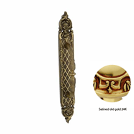 Door Pull Handle on Plate - 425MM - Sat