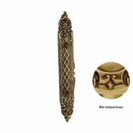 Door Pull Handle on Plate - 425MM - Mat
