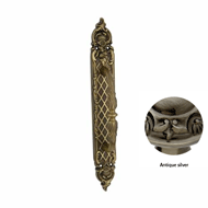 Door Pull Handle on Plate  - 425MM - An