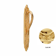 Door Pull handle on Plate - 425MM - Gol