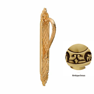 Door Pull handle on Plate - 425MM - Ant