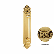 Door Pull Handle on Plate - 300MM - Ant