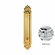 Door Pull handle on Plate  - 300MM -  B