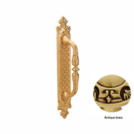 Door Pull handle on Plate - 350MM -  An