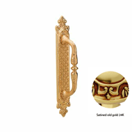 Door Pull handle on Plate - 350MM -  Sa