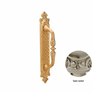 Door Pull handle on Plate - 350MM - Sat