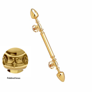 Door pull handle on rose - 700mm -  Pol