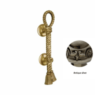 Door pull handle on rosettes - 400mm - 