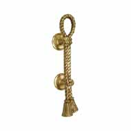Door pull handle set 400mm on rose - Ma