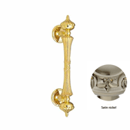 Door pull handle on rosettes - 390mm - 