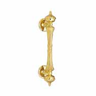 Door pull handle on rosettes - 390mm - 