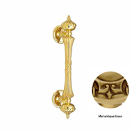 Door pull handle set 390mm on rose - Ma