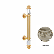 Door pull handle on rose 340mm with Swa