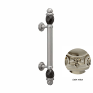 Door pull handle on rosettes 340mm with