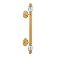 Door pull handle on rosettes 440mm with