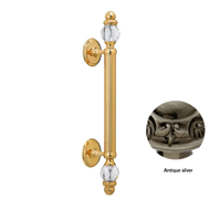 Door pull handle on rosettes 440mm with