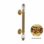 Door pull handle on rose 465mm with Swa
