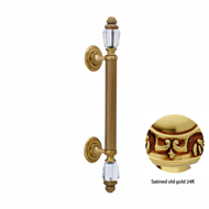 Door pull handle on rosettes 465mm with