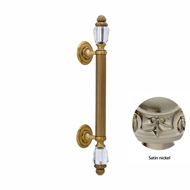 Door pull handle on rose 465mm with Swa