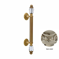 Door pull handle on rosettes 465mm with