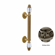 Door pull handle on rosettes 465mm with