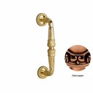 Door pull handle on rose  - 271MM - Oxi