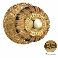 Center Door Fixed Knob On Rose - 79MM -
