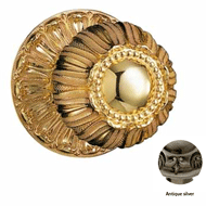Center Door Fixed Knob On Rose - 79MM -