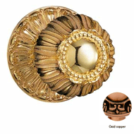Center Door Fixed Knob On Rose - 79MM -