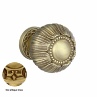 Center Door Fixed Knob On Rose - Mat an