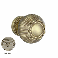Center Door Fixed Knob On Rose - 69MM -