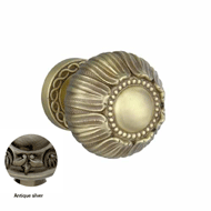 Center Door Fixed Knob On Rose - 69MM -