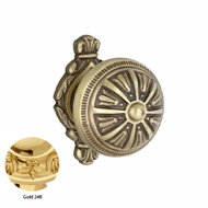 Center Door Fixed Knob On Rose - 69MM -