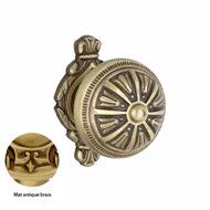 Center Door Fixed Knob On Rose - 69MM -