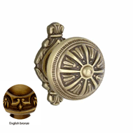 Center Door Fixed Knob On Rose - 69MM -